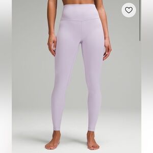 Lululemon Align High Rise Legging, Lilac Ether, Size 0